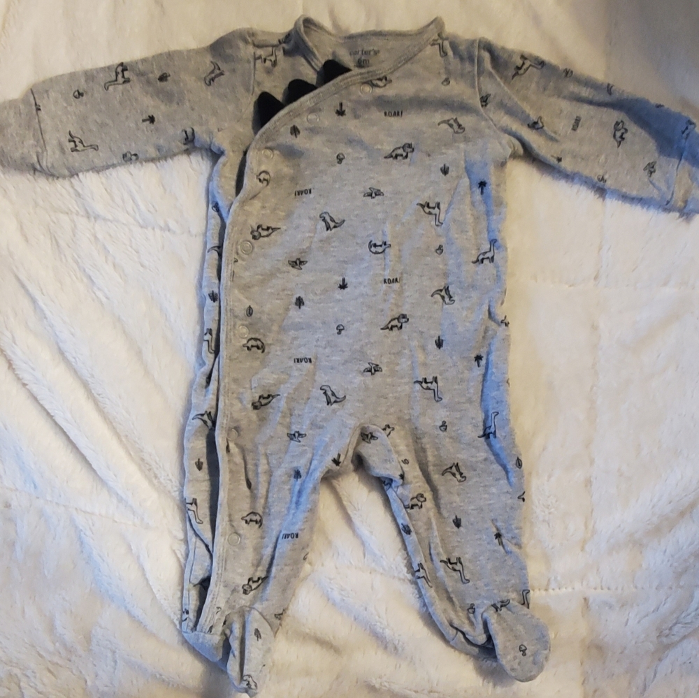 Baby boys button pajamas